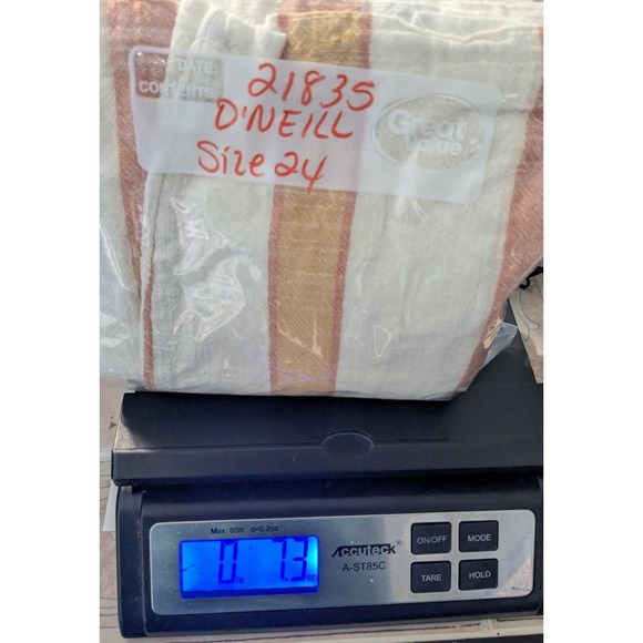 O'Neill Colada Stripe Cropped Wide Leg Pants - Women 24 (US 0) EUC - Picture 16 of 16